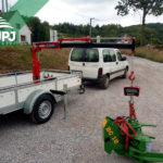Hydraulická ruka na přívěs