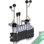 2 – pákový hydraulický rozvaděč XYZ